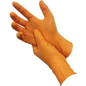 PSP 60-246 Gripper Nitrile PF handschoen Orange L 50 stuks