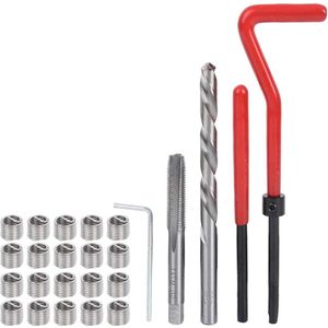 25 Stks M7 Draad Reparatie Insert Kit Helicoil Metal Set - Installatie & Rethreading Gereedschap .