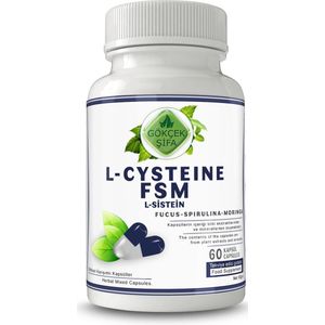 NAC - N-Acetyl L-Cysteine FSM - Fucus Spirulina Moringa Extract Capsule - 60 Capsules - Krachtige Antioxidant, Hoog Eiwitgehalte - 1 CAPSULE 1000 MG EXTRACT - 60.000 mg Kruidenextract - Beste Kwaliteit