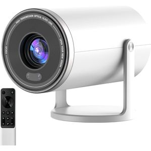 Chesto Mini Beamer Full HD Android 12.0 – 7.000 Lumen – Elektrische focus – Compact & Lichtgewicht – WiFi 6 - Bluetooth 5.4 - Streamen vanaf je telefoon met wifi