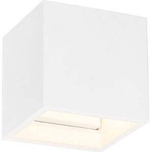 QAZQA kay_novo - Moderne Dimbare LED Smart Wandlamp incl. wifi met Dimmer voor binnen - 1 lichts - D 11.5 cm - Wit - Woonkamer | Slaapkamer | Keuken