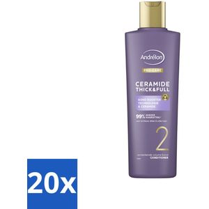 Andrélon – Conditioner – Pro Care Ceramide Thick & Full – 250 ml - Bulkverpakking - 20 stuks