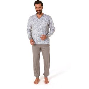 Normann heren pyjama 68585 - Grijs - 3XL/58