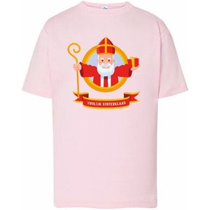 Kids - T-Shirts - Sinterklaas-Roze-140