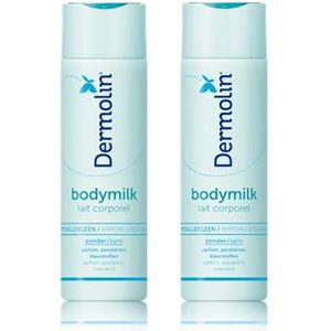 Dermolin Bodymilk Ongeparfumeerd 2x200ml