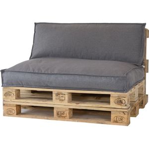 2L Home & Garden Rugkussen Metro Lounge Grijs - 120 x 40cm