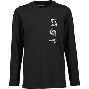 Blue Seven - Shirt - Zwart - Lange Mouwen - Regular Fit - 100% Katoen
