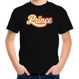Prince Koningsdag t-shirt - zwart - kinderen -  Koningsdag shirt / kleding / outfit 110/116