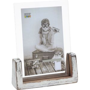 Deknudt Frames fotohouder S67TZ1 V - wit geschilderd - foto 15x20 cm