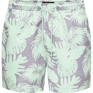 Only & Sons Ted Life Flower AOP Zwembroek Heren - Maat L