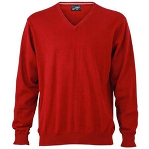 James and Nicholson Heren V-hals pullover (Bordeauxrood)