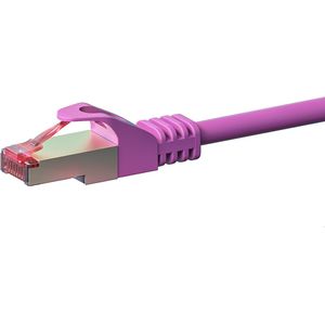 Danicom CAT6 S/FTP (PIMF) patchkabel / internetkabel 50 meter roze - netwerkkabel