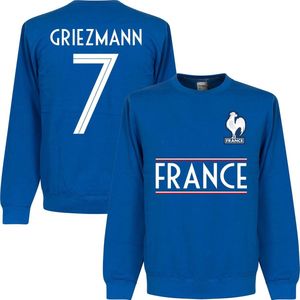 Frankrijk Griezmann 7 Team Sweater - Blauw - XL