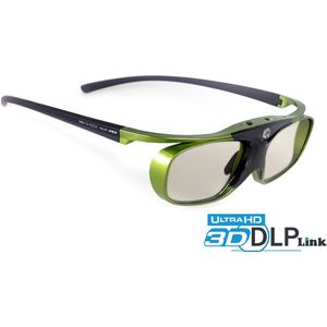Hi-Shock DLP link 3D bril Lime Heaven groen