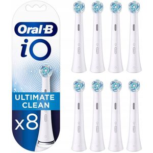 8x Oral-B iO Ultimate Clean Opzetborstels Wit