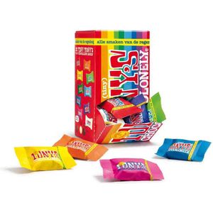 Tony's Chocolonely Tiny Tony's Chocolade Mix - Verjaardag Cadeau Mix van Chocoladesmaken Belgische Fairtrade Chocola 8 x 900 gram Geschenkset voor Man en Vrouw