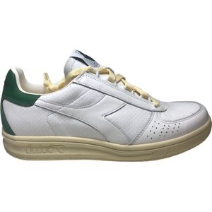 Diadora Heritage - B. Elite H Cork Italia - mt 36 - veter lederen sneakers - groene hiel - wit