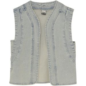 Indian Blue Jeans Zomer vest meisjes - licht blauw - fancy