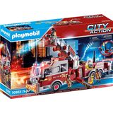 Playmobil City Action Brandweerwagen: US Tower Ladder 70935