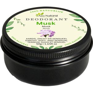 Natuurlijke Deodorant Musk - 3x 50 gr