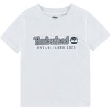 Timberland T60212 T-shirt voor jongens, Marineblauw/Wit, 5 Jaren