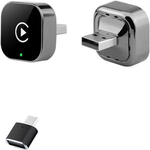 2-in-1 USB Draadloze CarPlay Android Draadloze Bluetooth