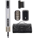 BaByliss - Air Wand AS6554E - Föhn - Zilver - 4-in-1 - High Speed Digitale Haardroger - 3 Opzetstukken