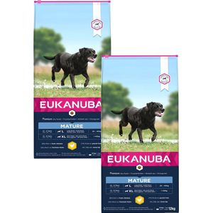 Eukanuba Thriving Mature Large Breed Kip - Hondenvoer - 2 x 12 kg
