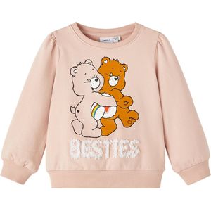 NAME IT NMFARRA CAREBEARS SWEAT BRU SKY Meisjes Trui - Maat 92