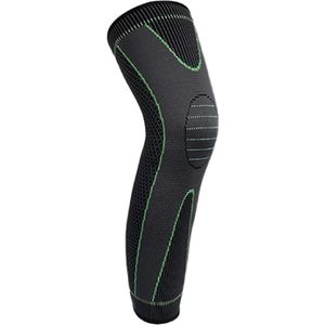 ATTREZZO® Compressie brace voor 1 been - compressiekous - Compressie kous - Sleeve - Kousen - Zwart - Maat M