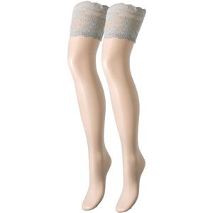 8 Denier Voile Transparante Stay-Up Kousen - Fashion Wear - Vrouwen