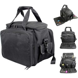 Lexium Kapperskoffer - Visagiekoffer - Make up koffer - Make up trolley - Kappers koffer - Beautycase - Cosmetica koffer - Kapperstas