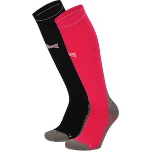 Xtreme Sockswear Compressie Sokken Hardlopen - 2 paar Hardloopsokken - Multi Pink - Compressiesokken - Maat 39/42
