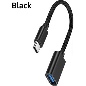 Universele USB-C naar USB-A Adapter - 5Gbps - USB 3.0 - Zwart