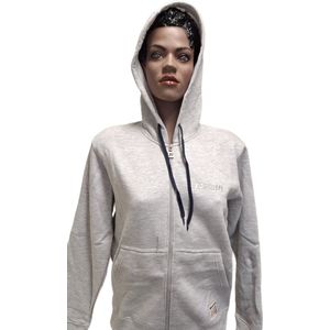 RUSSELL ATHLETIC/ HOODY/ LONG ZIPPER /LIGHT GREY/ S