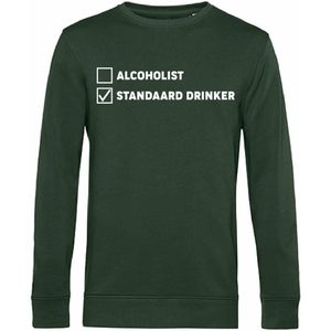 7431 - Sweater - Standaard drinker-Forest Green-XL