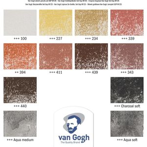 van Gogh Sketch potloden set 12 stuks