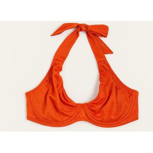 Cyell Satin Tomato Bikinitop - Maat 38C