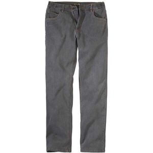ATLAS FOR MEN - Grijze jeans met elastische zijkanten - Heren - Verkrijgbaar in grote maten - W28