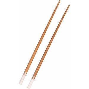 Bamboe eetstokjes wit 2x stuks