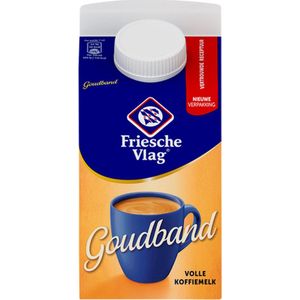 Koffiemelk friesche vlag vol goudband 455ml | Pak a 455 milliliter