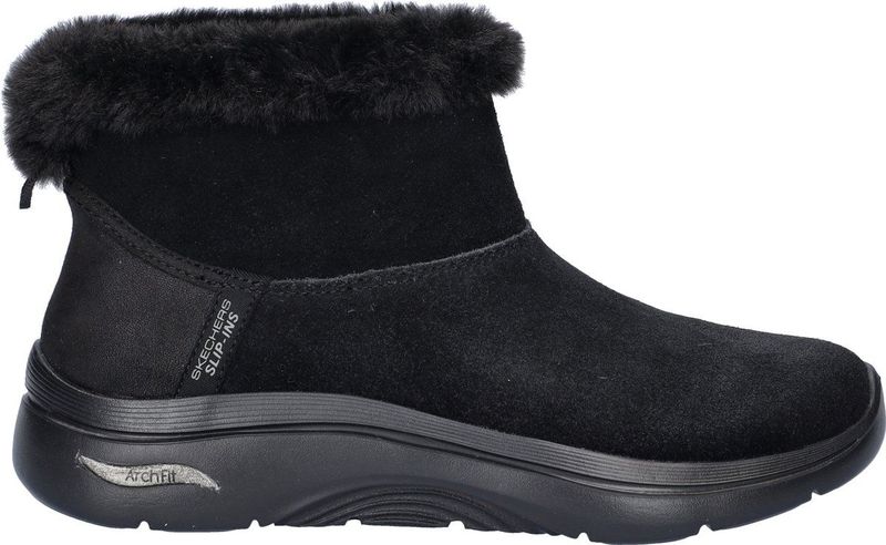 Skechers - Hands Free Slip-Ins Go Walk Arch Fit - Gevoerde Boot - Zwart