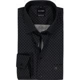 OLYMP - Luxor - Overhemd - Zilvergrijs - Comfort Fit - Strijkvrij