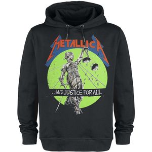 Metallica Amplified Collection - No Justice For All Heren Trui met capuchon - zwart - S