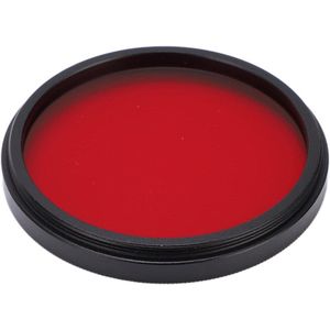 Brenzoos - Rode cameralensfilters voor DSLR- en HD-camera's | Full colour lensfilter | Waterdicht en oliebestendig | Lensfilterbehuizing | 49mm lensdiameter.
