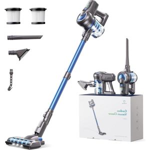 22000PA Snoerloze Stofzuiger - Krachtige 6-in-1 Hoover met 190W Brushless Motor - LED Koplampen - Tot 30 Minuten Werktijd - Voor Thuis