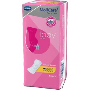 Hartmann Molicare Premium Lady Pads 1 druppel - 12 pakken van 14 stuks