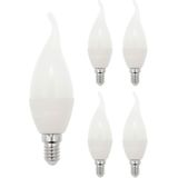 VITO LED Kaarslamp C37 E14 - 7W (vervangt 50W) - 533lm - 6400K - 220-240V - Ø37mm - Energiezuinig - 5 stuks