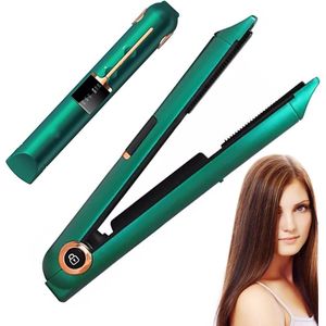 Mini Stijltang - Mini Krultang - Draadloze Stijltang - Reis Stijltang - Stijltang - Krultang - Kleine Krultang Voor Kort Haar - Kleine Krultang - Groen