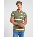 Lee Pique Korte Mouw Poloshirt Groen L Man